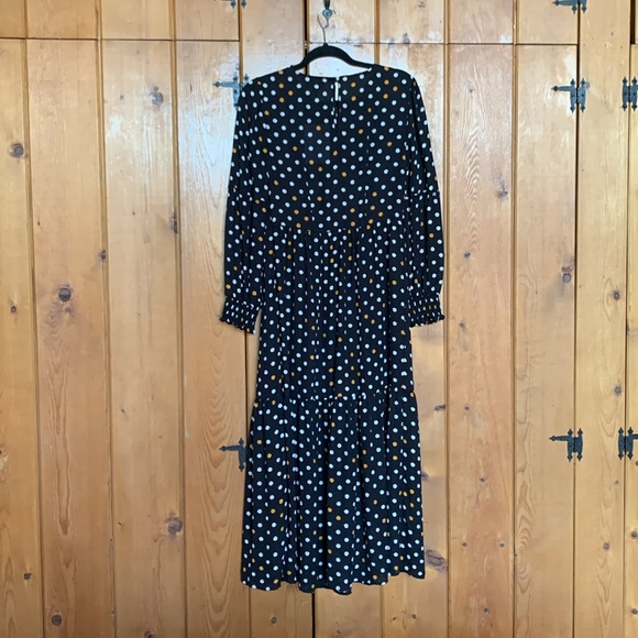 Etched Polka Dots Maxi Dress - Picture 6 of 13